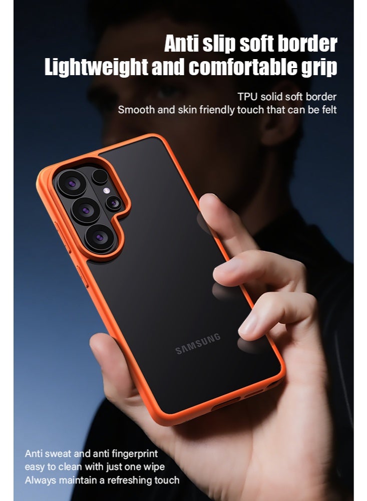 حافظة مرآة لسامسونج جالاكسي S26 ألترا، مرآة للسيدات والعروسات للماكياج، ظهر مرآة لامع صغير + حماية TPU ناعمة واضحة، تصميم فائق النحافة مقاوم للسقوط وآمن لحماية الهاتف - Image 2